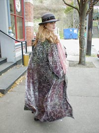 Long Bed Jacket-Plus Size